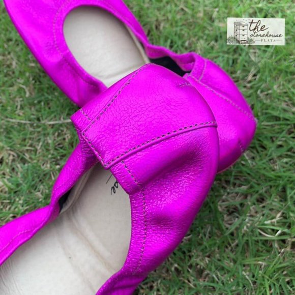 Storehouse Flats Rainbow Fuchsia with Heart Bag - Picture 12 of 14